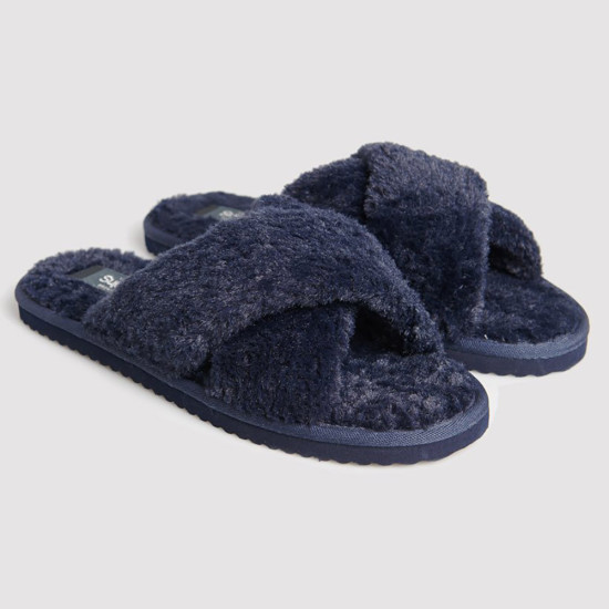Superdry Velvet Slipper Slider